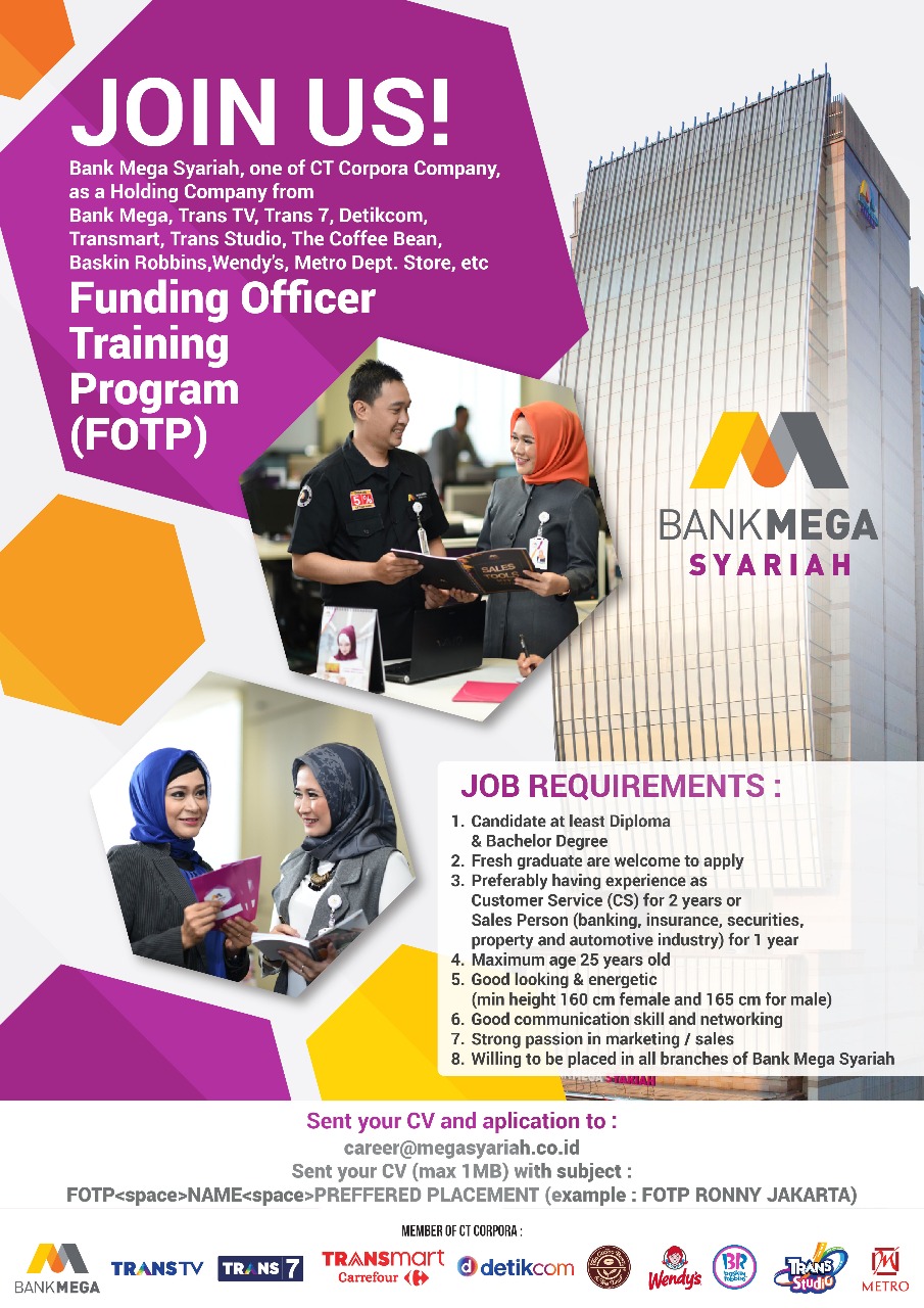 Lowongan Bank Mega Syariah Career Center Umj