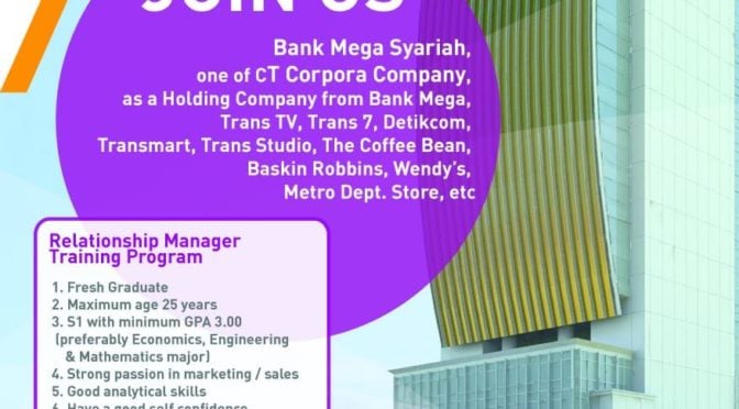 Lowongan Bank Mega Syariah