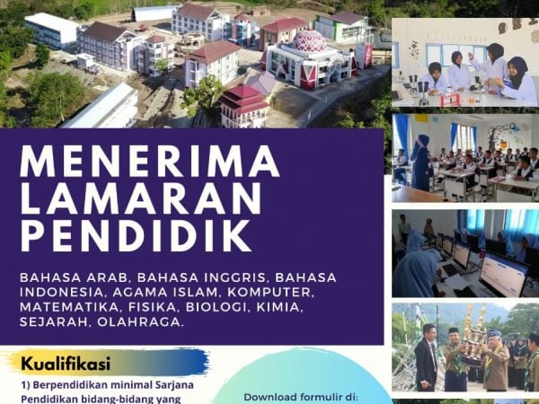 Lowongan Pekerjaan PESANTREN MODERN INTERNASIONAL DEA MALELA