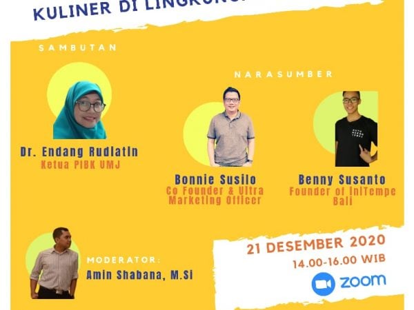 WORKSHOP ‘ Pengembangan UMKM Startup Kuliner di Lingkungan Kampus’