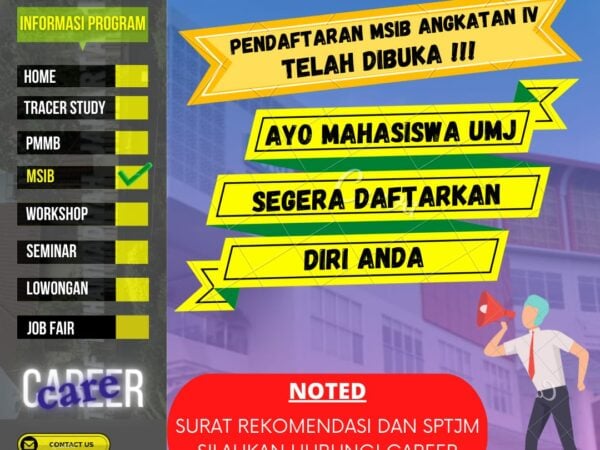 PENDAFTARAN PROGRAM MAGANG MSIB ANGKATAN IV DI BUKA