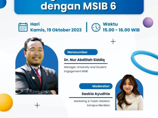 Sosialisasi terkait MSIB 6 bersama Kampus Merdeka