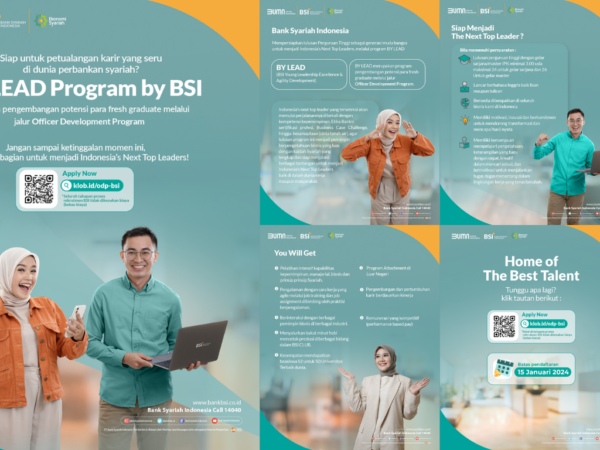 Info kepada fresh graduate melalui jalur Officer Development Program program BY LEAD by BSI