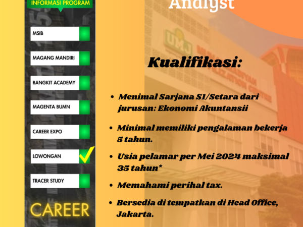 Lowongan Kerja di Perusahaan Dayalima Recruitment posisi General Accounting Analyst