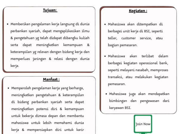 Praktek Kerja (PRAJA) BSI By BSI Corporate University